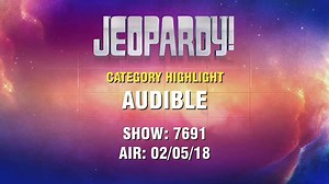 Guys, we're famous! Check us out on last night's episode Jeopardy! episode. Can you solve these audio clues? adbl.co/jeopardy | Audible