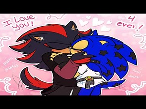 A PASSIONATE KISS BETWEEN SHADOW AND HIS GIRLFRIEND😍 ❘ SONIC COMIC DUB