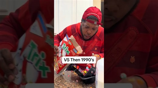 How kids used to act around the toys in cereal boxes