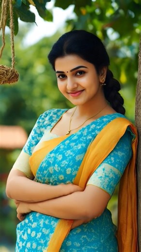 sky blue golden border Radiance – Mustard Saree Elegance