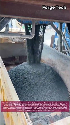 Satisfying Pervious Concrete Pour: The Ultimate Water-Draining Solution
