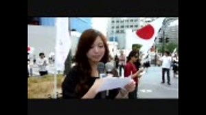 【日本女性の会、そよ風】大阪ＨＥＰ前で街頭演説、９月１３日　⑥