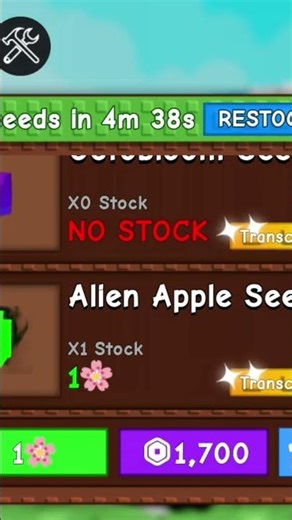 alien apple in stock #growagarden