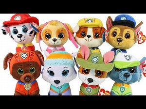 Nickelodeon Paw Patrol Beanie Boos Haul Unboxing Toy Review TY Beanie Boo Plush
