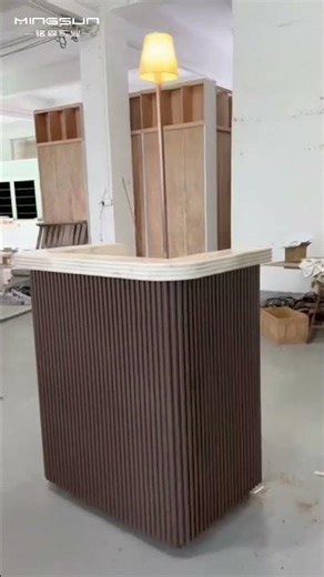 Modern Reception Desk Design | Custom Hotel & Spa Front Desk | Mingsun