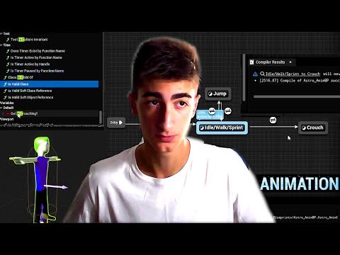 How to Add a Mesh and Animations to your Character Blueprint in Unreal Engine 5
