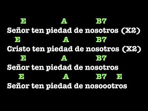 Señor ten Piedad en Mi Mayor letra y acordes