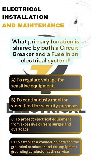 Quiz no. 10 Electrical Installation and Maintenance quiz