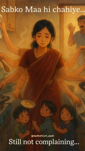 Ghar Ki Devi ❤️ Every Indian Mom Deserves This Appreciation #shorts #love #mom #viral #trending #sad