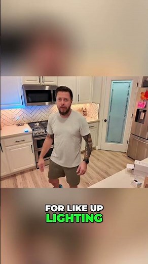 Kitchen Hack: Color Changing Lights for Epic Videos! #shorts