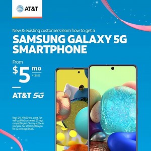 30K views · 630 reactions | Ring in the Holidays in style. Learn how new & existing customers can get a Samsung Galaxy 5G phone from $5/mo. | AT&T | Facebook