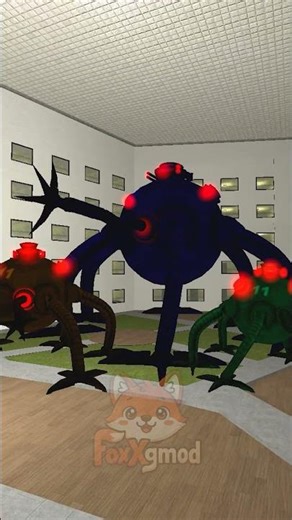 RAINBOW OMNIDROIDS PHASE FAMILY CHASED ME IN LIMINAL HOTEL ! Garry`s Mod