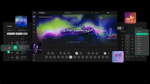 UJAM BEATMAKER 3 v3.0.2 WIN 自动电子节拍嘻哈节奏17套风格鼓loop音源