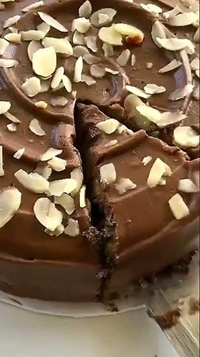 Swedish Chocolate Cake Kladdkaka #Shorts