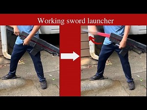 Jet Stream Sam Sword Replica, with a working sword launcher