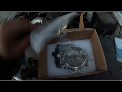 Replacing the throttle body on a 2007-2014 chevy Silverado that has a check engine for tps sensor