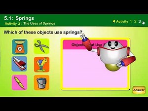 Springs/How a spring works/The uses of springs