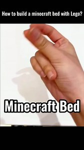 Building a Minecraft Bed with Lego
