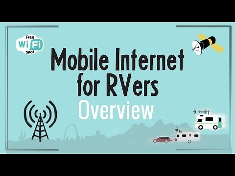 Mobile Internet Options for RVers - Wifi, Cellular & Satellite Data (New Edition Available!)