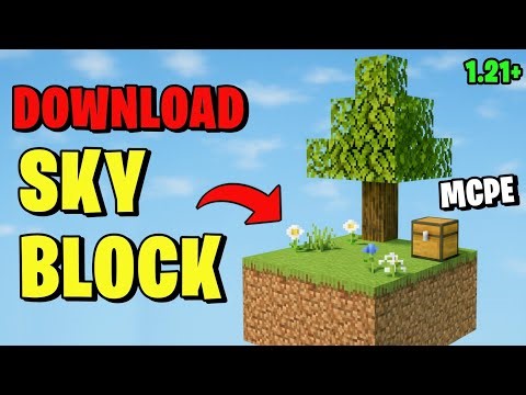 Sky-block Map Download for MCPE 1.21 | MEDIAFIRE