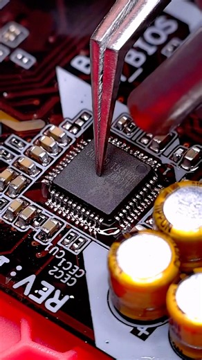 ASUS TUF Gaming B860 Realtek ALC887 🔊 | Audio IC Replacement #asus #repair #electronics