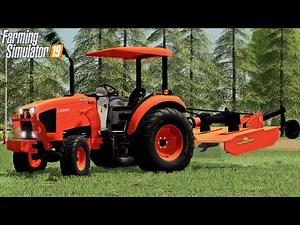 MOWING GRASS WITH KUBOTA (ROLEPLAY) FARMING SIMULATOR 19