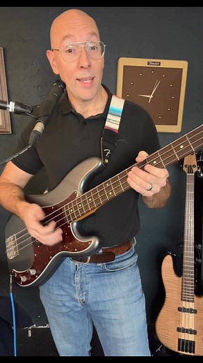Breaking down the syncopation in Larry Graham’s bass line on “Thank You.” Im playing my new @Fender Limited Edition Vintera II Roadworn 60’s Precision Bass (link in bio) #bassist #fender #bassplayer | Nickmobassman Music