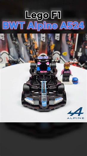 Lego SpeedChampions BWT Alpine F1 Car SpeedBuild Stopmotion