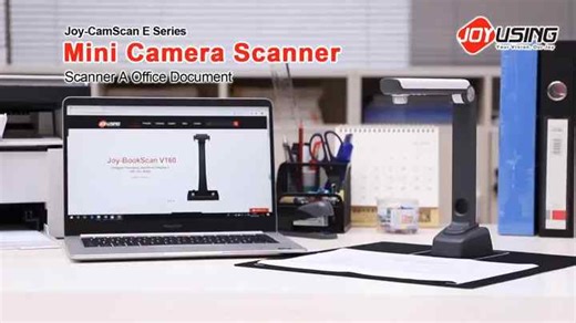 Joyusing E500 Extremely Portable Document Scanner Pocket Scanner  for Bank OCR Reader or Office Files Scanning