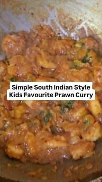 Easy South Indian Prawn Curry Recipe | Simple Prawn Curry at Home | Quick Spicy Seafood Recipe