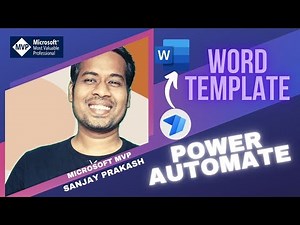 Word Template Auto Populate data from Dataverse using Power Automate