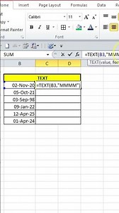 Text Function in excel #excel #exceltricks #microsoft