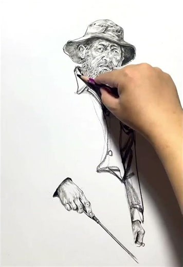 Mastering Powerful Lines in Pencil Drawing #art #painting #drawing