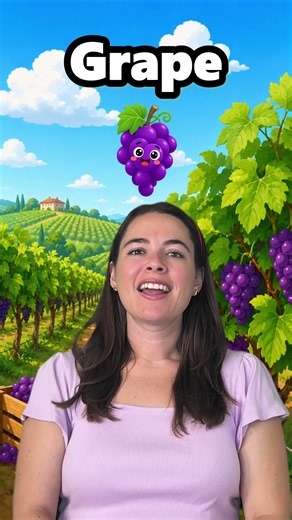 Learn about Grapes | Fruits for Toddlers | Learning With Betsy Bloom #Shorts