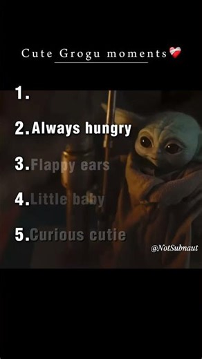 Cutest thing ever 💚#grogu #starwars #babyyoda