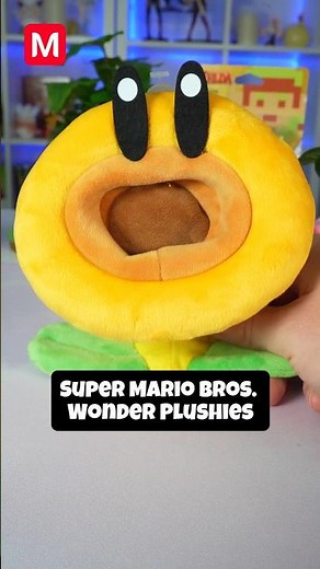 Super Mario Bros. - Talking flower & Wonder Flower Plushies