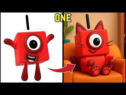 🔢 Numberblocks Reimagined as Cats 🐱✨ | Math Adventure for Kids!