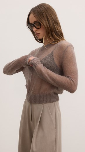 BAYSE BRAND on Instagram: "MEET MAUDIE | The perfect sheer knit for the in between season. Shop new arrivals."