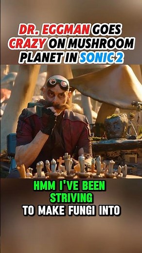 Jim Carrey GOES CRAZY playing Dr. Eggman Ivo Robotnik in Sonic 2 Movie Scene! Mushroom Planet!