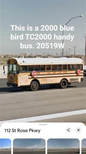 2000 blue bird TC2000 handy bus #20519W (google maps)