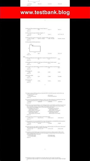 Test Bank for Intermediate Algebra 7th Edition by Martin Gay Test Bank