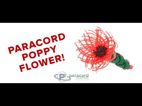 How To Make A Paracord Poppy Flower