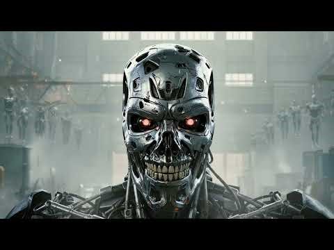 Face-Integrated Cyborg vs Terminator-Style Bot | AI Action Scene (4K 60FPS)