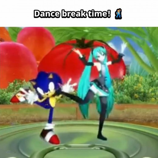 Sonic and Miku DANCE BREAK 👀 #sonic #memes
