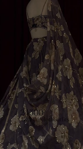 Vikas dhir on Instagram: "Floral at its best. #dchlehenga #lehenga #fashion #silk"