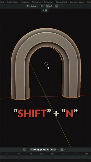 Clean Arc Modeling in Blender Spin Tool Trick🔥
