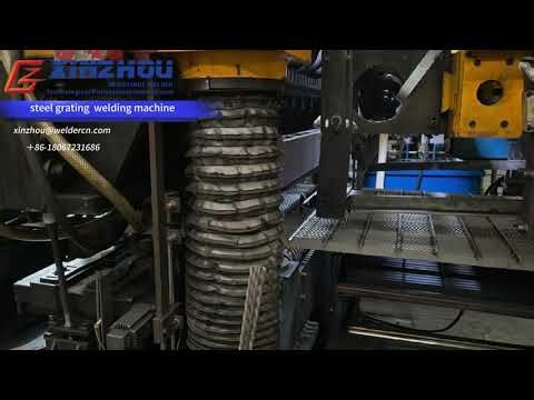Stainless steel grating welding production line, grating pressing machine, grating cutting machine