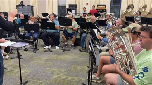 23 reactions | Sneak peek from last night’s rehearsal. Come experience the one of a kind sound of the British brass band this December! ️ in our bio. | Triangle Brass Bands | Facebook