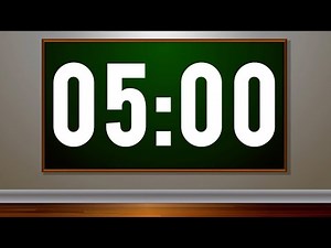 5 Minute Timer with Pop Music for Kids 🎵 Fun Timer for Classrooms, School, Home, Toddlers