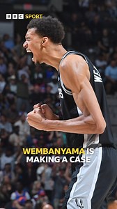 The #NBA Rookie of the Year! 🏀 Victor Wembanyama is incredible! | BBC Sport